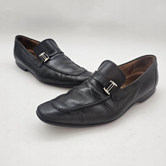 Magnanni Lino Buckle Loafers – Men’s Size 11.5 Black Leather , Made In SPAIN - Picture 12 of 12